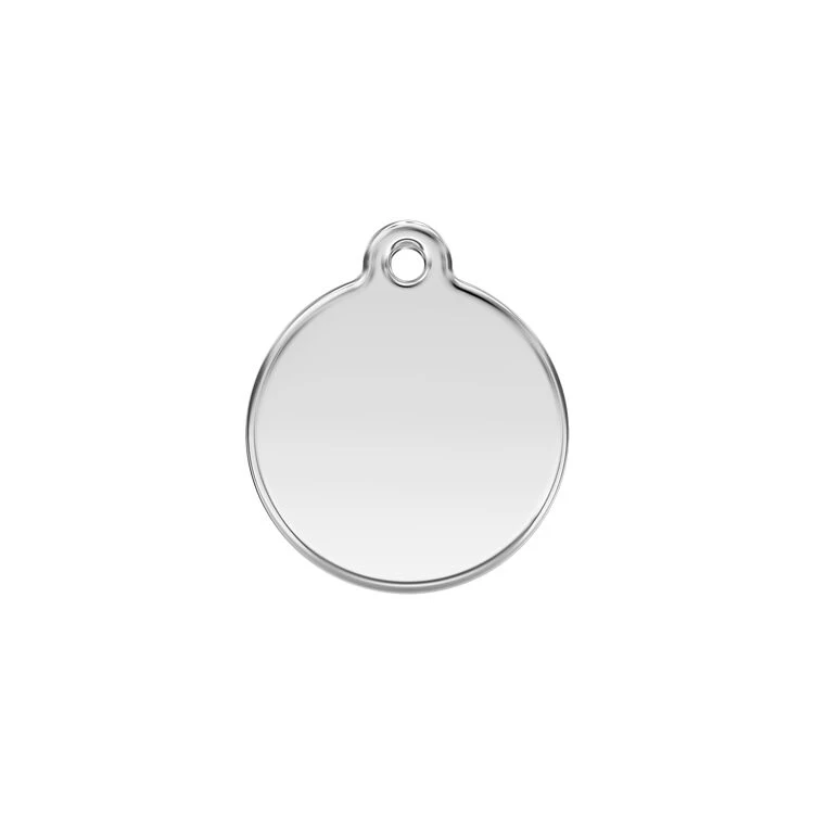 Red Dingo Stainless Steel Engraved Cat Tag Fish Bowl Brown - Image 2