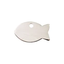 Red Dingo Stainless Steel Engraved Cat Tag Fish