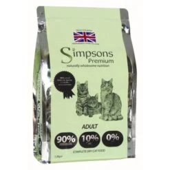 Simpsons Premium 90/10 Chicken, Fish & Turkey Adult Cat Food - 1.5kg