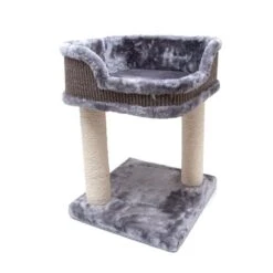 Great&Small Snuggle&Snooze Square Bed & Cat Scratcher