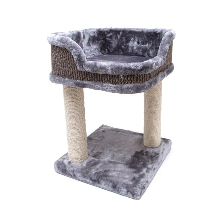 Great&Small Snuggle&Snooze Square Bed & Cat Scratcher