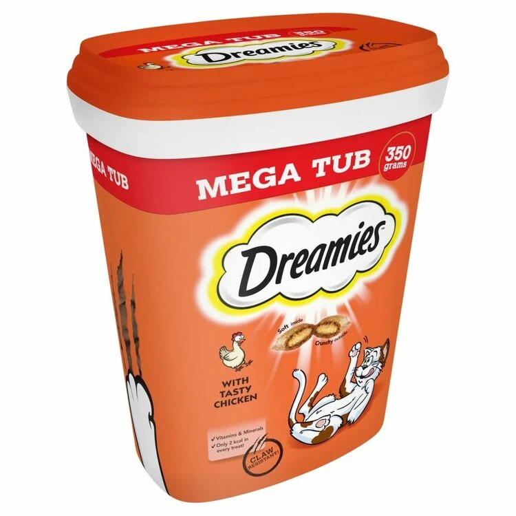 Dreamies Mega Pack Chicken Adult Cat Treat - Image 2