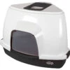 Pet Brands Corner Cat Litter Tray With Hood