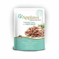 16 X Applaws Cat Pouch Tuna Wholemeat In Jelly 70g