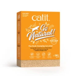 Catit Go Natural Pea Husk Clumping Cat Litter Natural