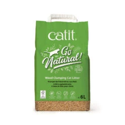 Catit Go Natural Wood Clumping Cat Litter