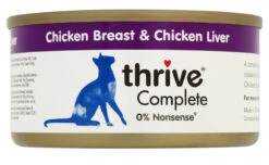 12 X Thrive Complete Adult Chicken Breast & Chicken Liver 75g