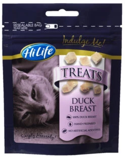 12 X 10g HiLife Indulge Me Duck Breast Cat Treats