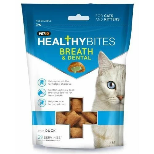 VetIQ Healthy Bites Cat Breath & Dental Treats