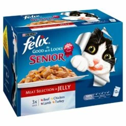 Felix Pouch As Good As It Looks Senior Meat In Jelly