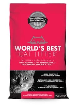 World's Best Cat Litter Multiple Cat Clumping Unscented Formula