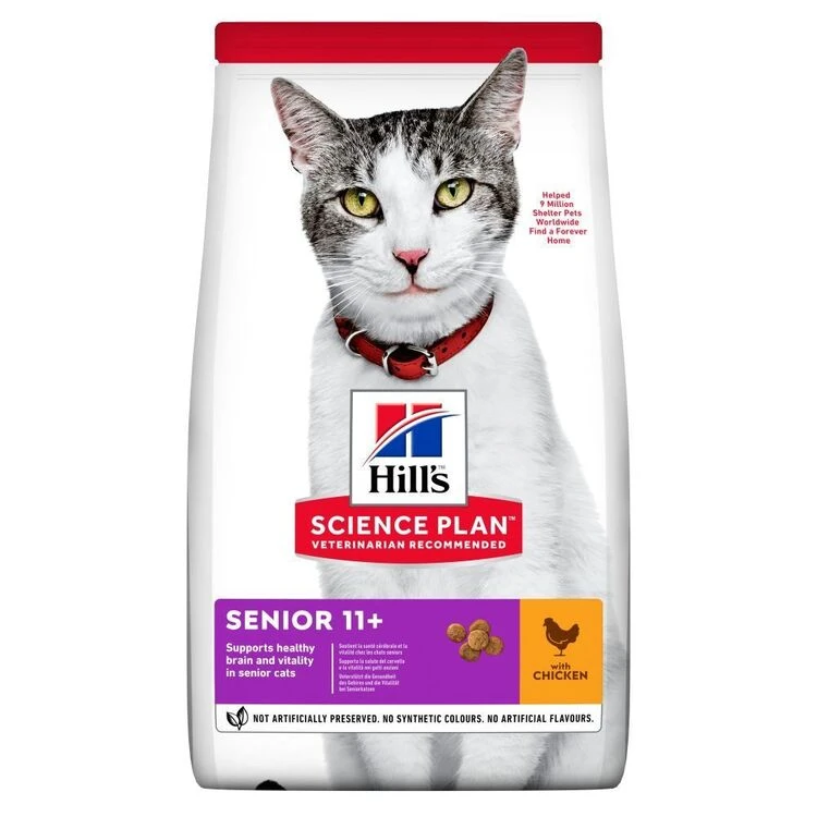 Hill's Science Plan Senior Dry Cat Food Chicken - Image 2