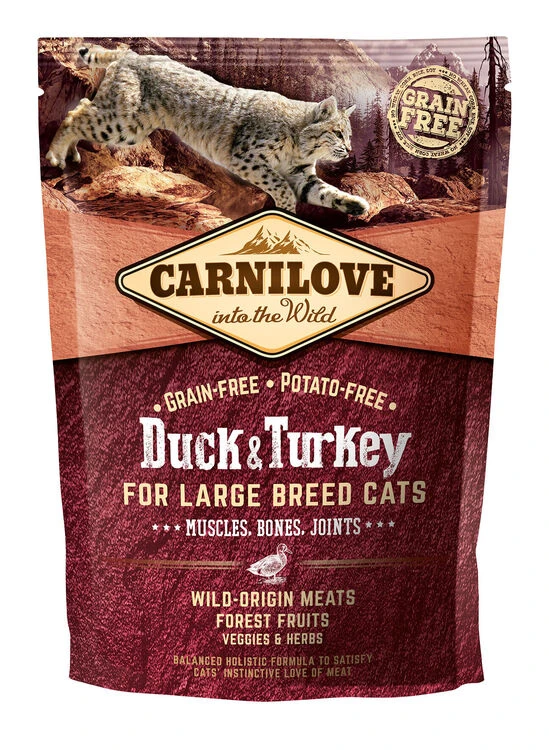 Carnilove Duck & Turkey Large Breed Cat Food - Image 2