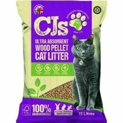 CJ's Ultra Natural Wood Pellet Cat Litter