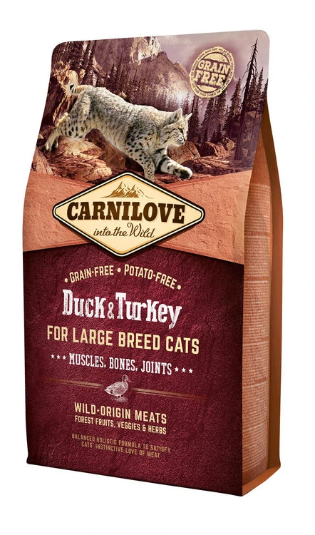 Carnilove Duck & Turkey Large Breed Cat Food