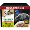 Sheba Natures Collection Cat Food Pouch Mixed Selection In Gravy 40 X 85g