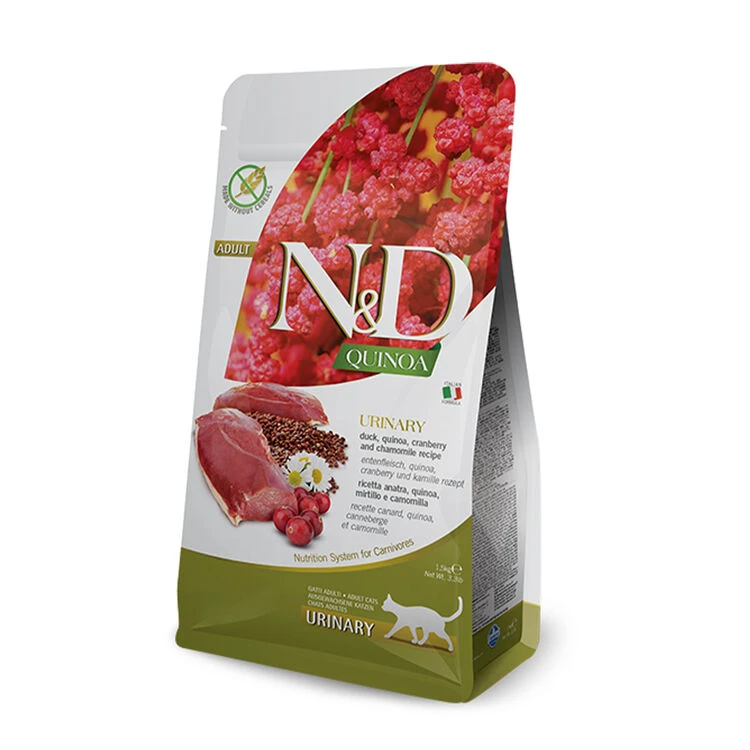 N&D Natural & Delicious Quinoa Duck & Cranberry Urinary Dry Cat Food