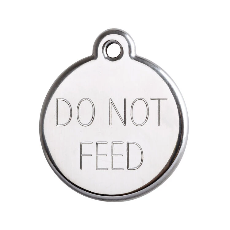 Red Dingo Stainless Steel Engraved Cat Tag Fish Hot Pink - Image 4