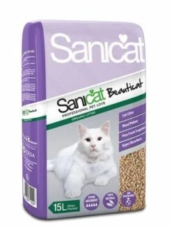 Sanicat Beauticat Wood Pellet Cat Litter