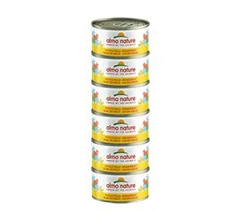 18 X Almo Nature Megapack Chicken Breast Cat Food 6 X 70g