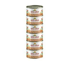 18 X Almo Nature Megapack Chicken And Tuna Cat Food 6 X 70g