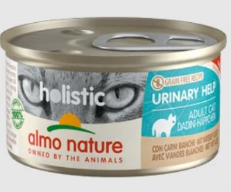 24 X 85g Almo Nature Holistic Urinary Help With White Meat