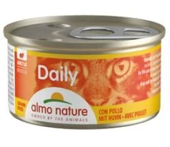 24 X Almo Nature Daily Menu Mousse Cat Food With Chicken 85g