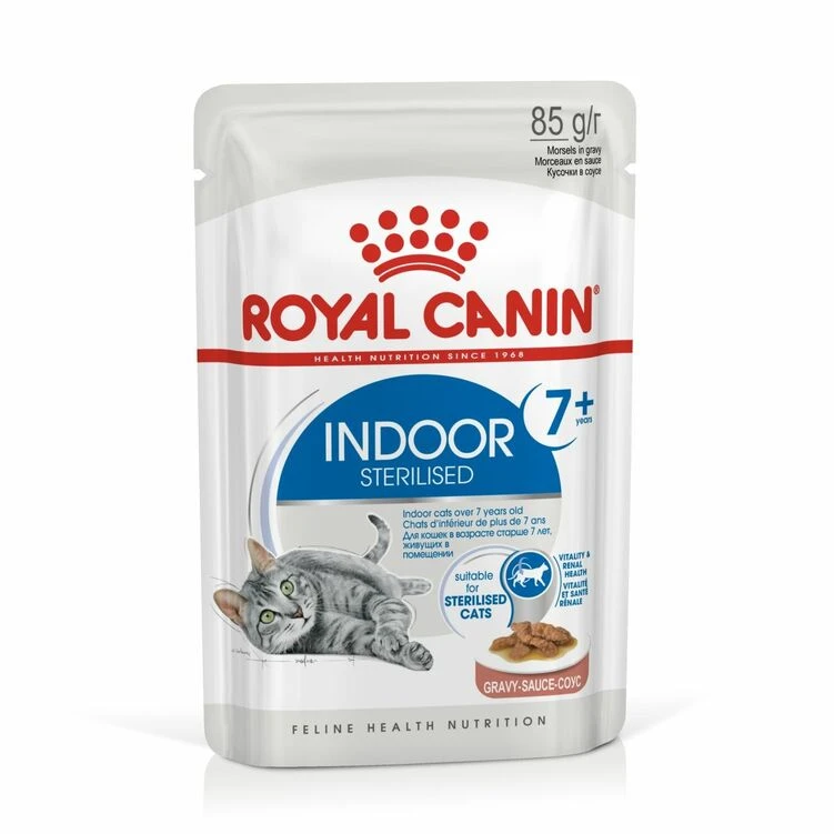 ROYAL CANINĀ® Indoor Sterilised 7+ In Gravy Adult Wet Cat Food - Image 3