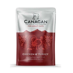 8 X 85g Canagan Chicken & Turkey Wet Cat Food Pouches