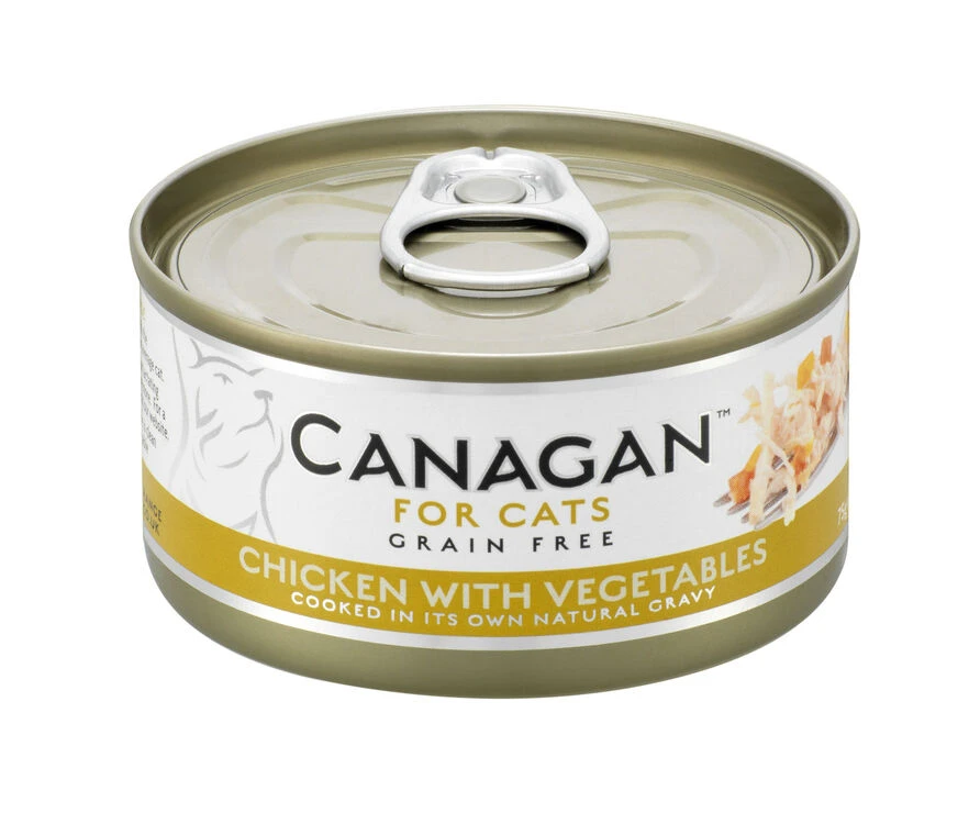 12 X 75g Canagan Chicken With Vegetables Grain-Free Cat Food