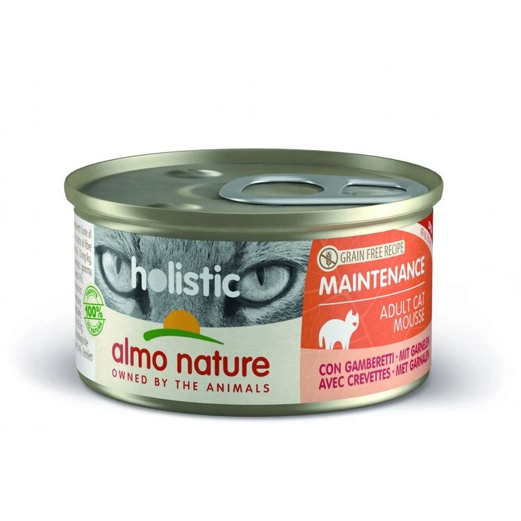 24 X Almo Nature Holistic Maintenance With Shrimps 85g