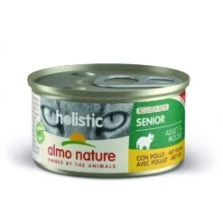 24 X 85g Almo Nature Holistic Adult +7 Wet With Chicken Cat Food