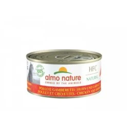 24 X Almo Nature HFC Natural Chicken And Shrimps Wet Cat Food 150g