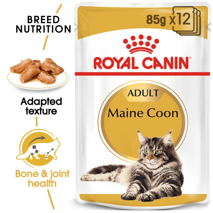 ROYAL CANINĀ® Maine Coon In Gravy Adult Wet Cat Food - Image 2