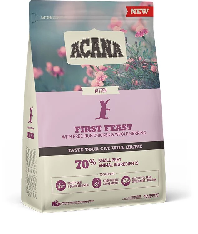 New ACANA First Feast Kitten Food With Chicken