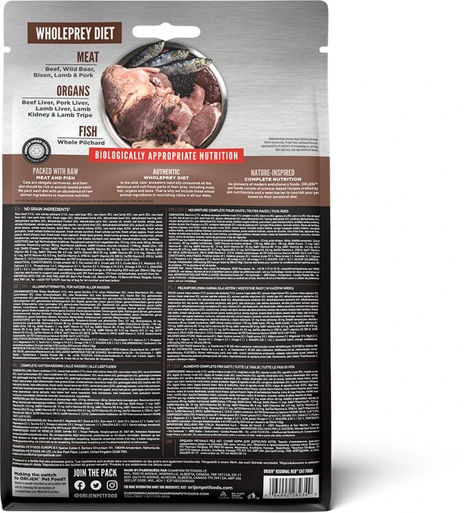 Orijen Regional Red Dry Cat & Kitten Food - Image 17