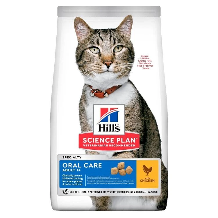 Hill's Science Plan Feline Oral Care Adult Cat Chicken