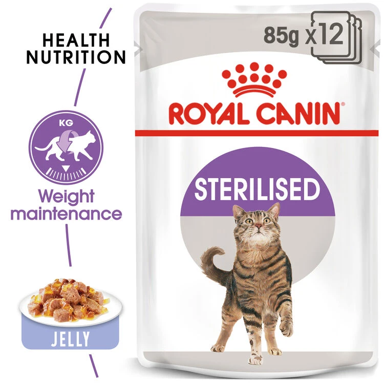 ROYAL CANIN® Sterilised In Jelly Adult Wet Cat Food - Image 2